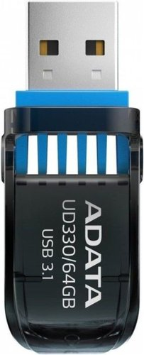 USB Flash ADATA UD330 64GB (черный) - 1/1