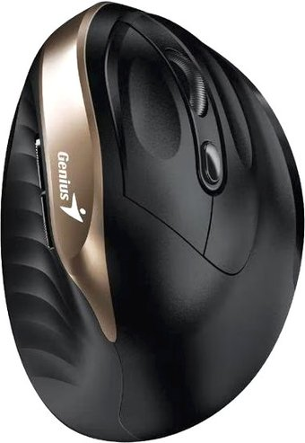 Вертикальная мышь Genius Ergo 8250S (черный/золотистый) - 1/1