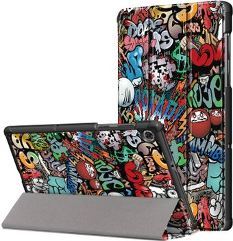 Чехол для планшета JFK Smart Case для Lenovo Tab M10 HD 2nd Gen TB-X306 (граффити) - 1/1
