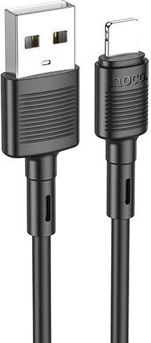 Кабель Hoco X83 USB Type-A - Lightning (1 м, черный) - 1/1