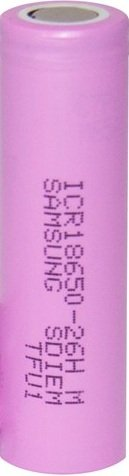 Аккумулятор Samsung 2600mAh [ICR18650-26HM] - 1/1