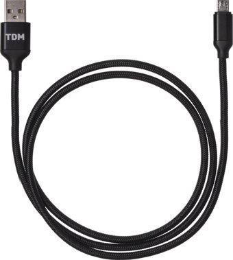 Кабель TDM Electric USB Type-A - microUSB SQ1810-0307 (1 м, черный) - 1/1
