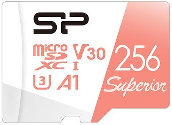 Карта памяти Silicon-Power Superior A1 microSDXC SP256GBSTXDV3V20 256GB - 1/1