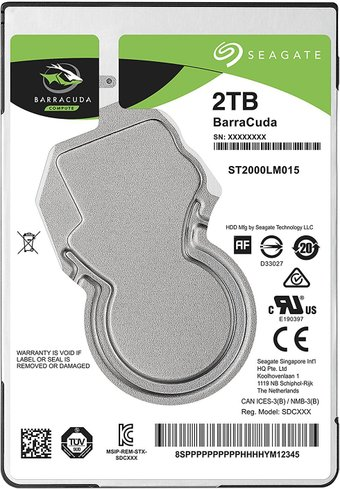 Жесткий диск Seagate Barracuda 2TB [ST2000LM015] - 1/1
