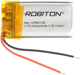 Аккумулятор Robiton LP401730 150mAh 1 шт. - 1/1