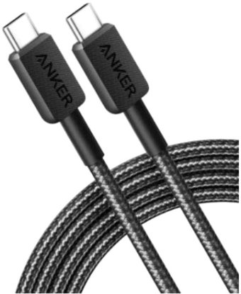 Кабель Anker USB Type-C - USB Type-C A81D6H11 (1.8 м, черный) - 1/1