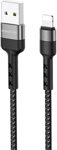Кабель Borofone BX34 Ligthtning 1 м (черный) - 1/1