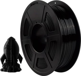 Пластик NV Print NV-3D-PETG-BLACK (1.75мм, 1кг, черный) - 1/1