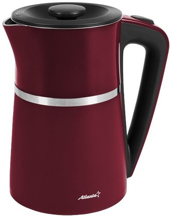 Электрический чайник Atlanta ATH-2448 (бордовый) - 1/1