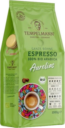 Кофе Tempelmann Aurelias Espresso зерновой 1 кг - 1/1