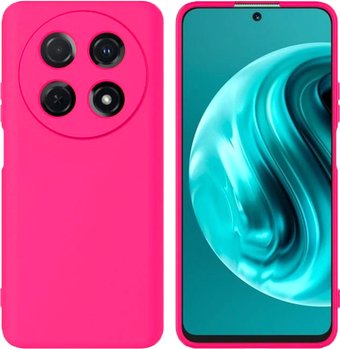 Чехол для телефона KST Silicone Cover для Huawei Nova 12i (фуксия, с закрытым низом) - 1/1