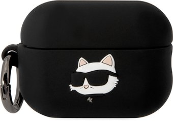 Чехол CG Mobile Karl Lagerfeld NFT 3D Choupette для AirPods Pro 2 KLAP2RUNCHK (черный) - 1/1