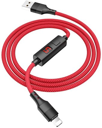 Кабель Hoco S13 Lightning (красный) - 1/1