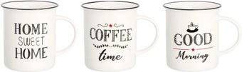 Набор кружек Elan Gallery Home Sweet Home+Coffee Time+Good Morning 880049 (3 шт) - 1/1