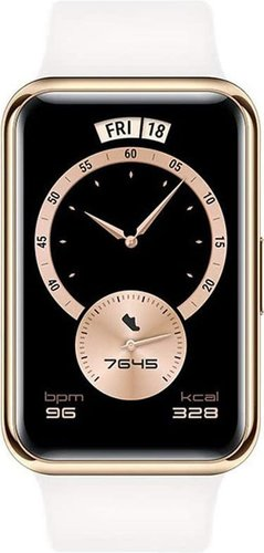 Умные часы Huawei Watch FIT Elegant Edition (золотистый/белый) - 1/1