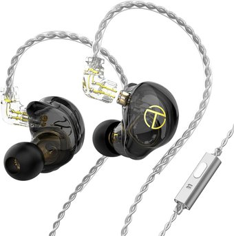 Наушники TRN ST2 (черный, с микрофоном) - 1/1