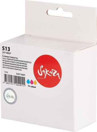 Картридж Sakura Printing SI2971B007 (аналог Canon 513 Color) - 1/1