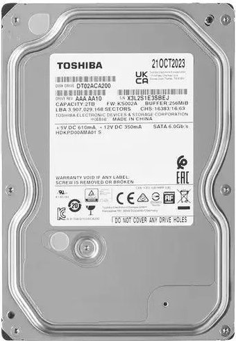 Жесткий диск Toshiba DT02ACA200 2TB - 1/1