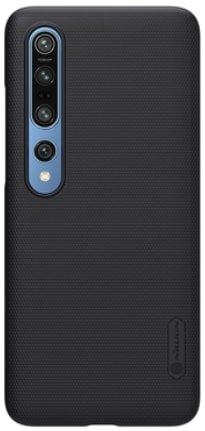 Чехол для телефона Nillkin Super Frosted для Xiaomi Mi 10/10 Pro (черный) - 1/1