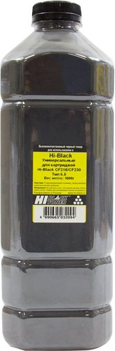 Тонер Hi-Black Универсальный для картриджей CF218/CF230 Тип 6.5 1 кг - 1/1