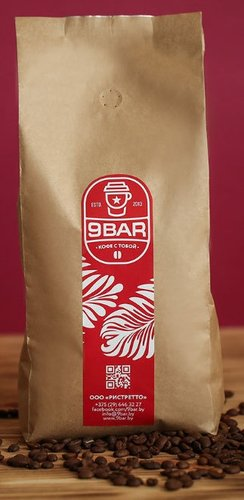 Кофе 9BAR Elite в зернах 1000 г - 1/1