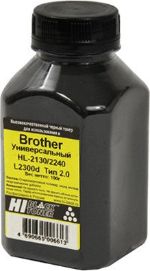 Тонер Hi-Black Универсальный для Brother HL-2130/2240/L2300d Тип 2.0 100 г - 1/1