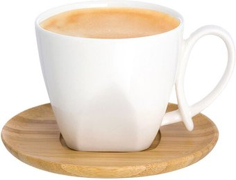 Чашка с блюдцем Elan Gallery Белая метелица 540226 - 1/1