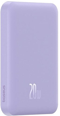 Внешний аккумулятор Baseus Magnetic Mini Wireless Fast Charge Power Bank 20W 5000mAh (фиолетовый) - 1/1