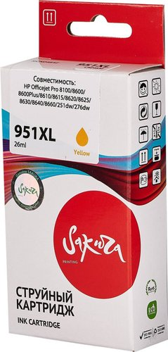Картридж Sakura Printing SICN048AE (аналог HP 951XL Yellow) - 1/1