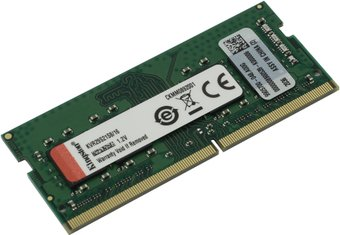 Оперативная память Kingston ValueRAM 16GB DDR4 SODIMM PC4-23400 KVR29S21S8/16 - 1/1