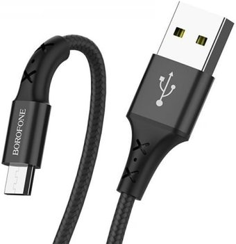 Кабель Borofone BX20 microUSB 1 м (черный) - 1/1