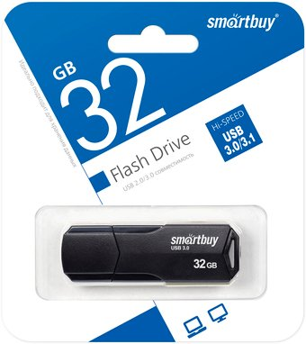 USB Flash SmartBuy Clue 3.0 32GB (черный) - 1/1