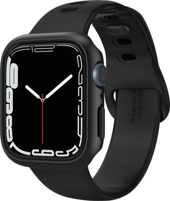 Чехол Spigen Thin Fit для Apple Watch (45 мм) ACS04174 (черный) - 1/1
