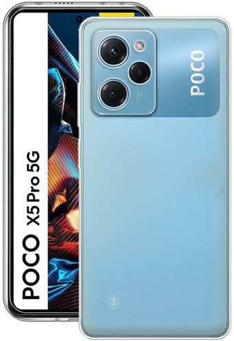 Чехол для телефона KST SC для Poco X5 Pro 5G (прозрачный) - 1/1