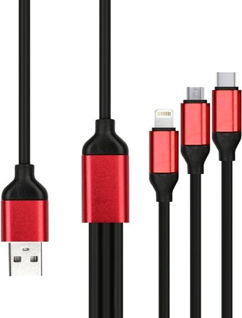 Кабель SmartBuy iK-312QBOMB (черный) - 1/1