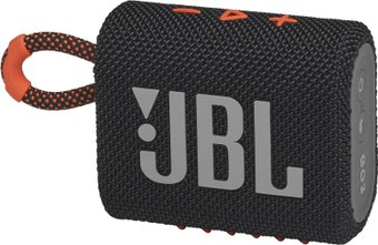 Беспроводная колонка JBL Go 3 (черный/оранжевый) - 1/1