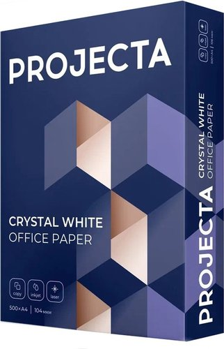 Офисная бумага Projecta A4, 80 г/м2, 500 л, класс В - 1/1