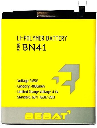 Аккумулятор для телефона Bebat BN41 - 1/1