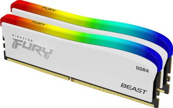 Оперативная память Kingston FURY Beast RGB SE 2x16ГБ DDR4 3200 МГц KF432C16BWAK2/32 - 1/1