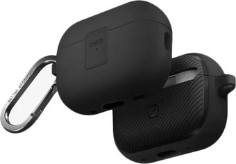 Чехол Uniq Clyde для Apple AirPods Pro 2 AIRPODSPRO2-CLYCHRDGRY (черный/темно-серый) - 1/1