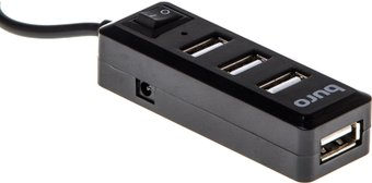 USB-хаб  Buro BU-HUB4-0.5L-U2.0 - 1/1