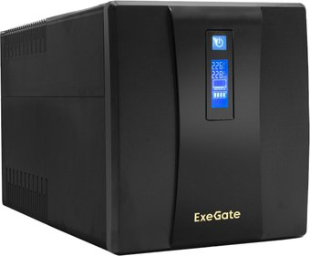 Источник бесперебойного питания ExeGate SpecialPro Smart LLB-1500.LCD.AVR.4SH.USB EP212520RUS - 1/1