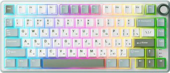 Клавиатура Royal Kludge R75 RGB Sky Cyan (RK Silver) - 1/1