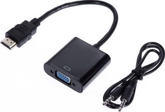 Адаптер USBTOP HDMI – VGA + jack 3.5 мм - 1/1