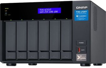 Сетевой накопитель QNAP TVS-672XT-I3-8G - 1/1