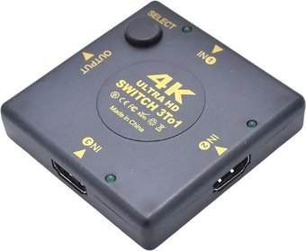 Переключатель USBTOP 3x1 HDMI UltraHD 4K 3D (пассивный) - 1/1