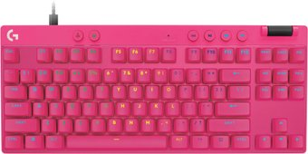 Клавиатура Logitech G Pro X TKL Rapid Analog 920-013254 (розовый, нет кириллицы) - 1/1
