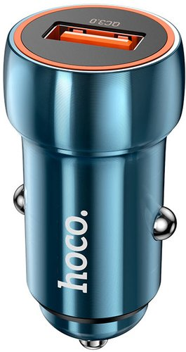 Автомобильное зарядное Hoco Z46 (синий) - 1/1