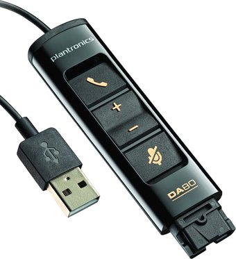 USB-адаптер для IP-гарнитур Plantronics DA80 - 1/1