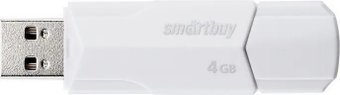 USB Flash SmartBuy Clue 4GB (белый) - 1/1